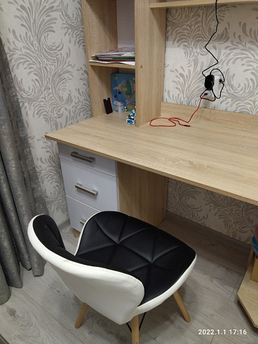 Деревянный стул PC-027 black / white фото покупателя 20