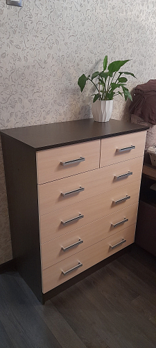 Комод Катрин-5 белый фото покупателя 2