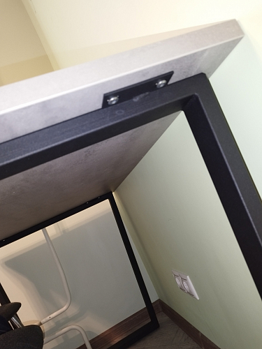 Деревянный стол Лота Лофт 140х80 черный матовый / бетон светлый фото покупателя 960