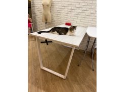 Стол Лота Лофт 140 25 мм черный матовый / бетон фото покупателя 907