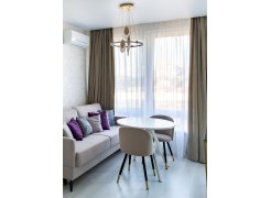 Стул на металлокаркасе Gabi 1 light purple / black фото покупателя 604