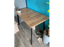 Стол Тринити Лофт 120 32 мм бетон / черный матовый фото покупателя 183