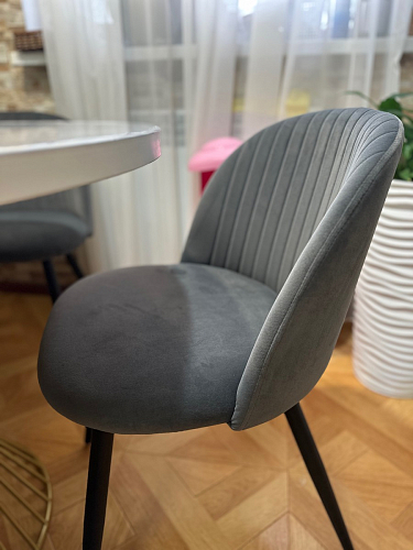 Стул на металлокаркасе Gabi latte / gold / black фото покупателя 346