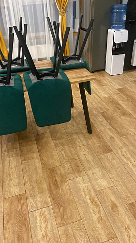 Стул на металлокаркасе Чилли зеленый / белый каркас фото покупателя 130