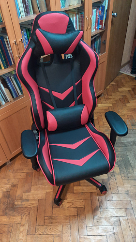 Компьютерное кресло Racer черное / бежевое фото покупателя 12