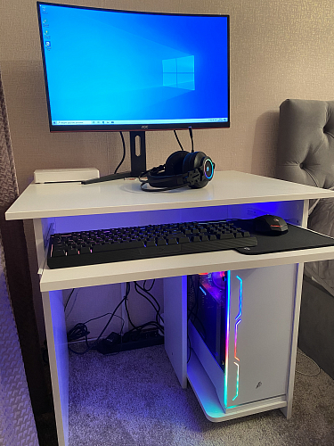 Компьютерный стол КСТ-21.1 белый фото покупателя 37