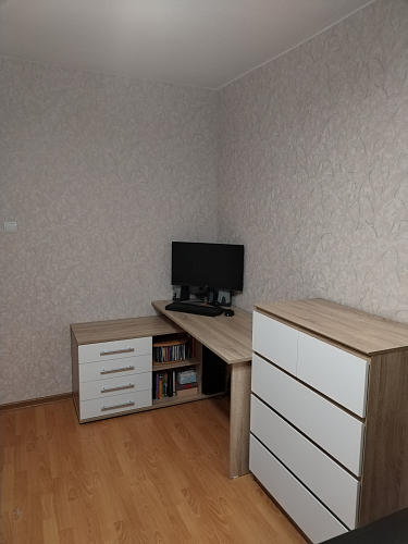 Компьютерный стол КСТ-109П правый дуб сонома / белый фото покупателя 103