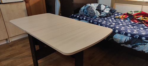 Стол-книжка СтК6 венге / дуб молочный высота 54 см фото покупателя 68