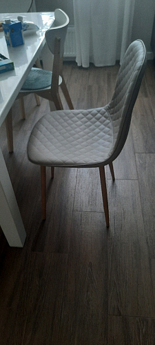 Стул на металлокаркасе Capri blue / white фото покупателя 116