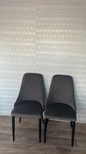 Стул на металлокаркасе Kora dark gray / black фото покупателя 207