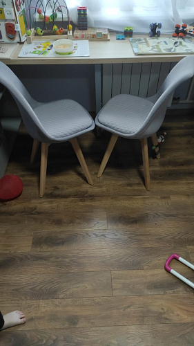 Деревянный стул Bonuss light gray / wood фото покупателя 39