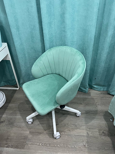 Компьютерное кресло Пард экокожа белый фото покупателя 19