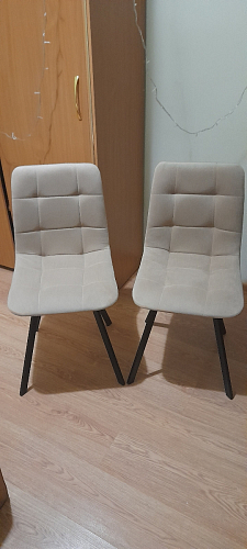 Стул на металлокаркасе Чилли синий / белый фото покупателя 1185