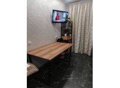 Стол Лота Лофт 120 25 мм сабия / черный матовый фото покупателя 334