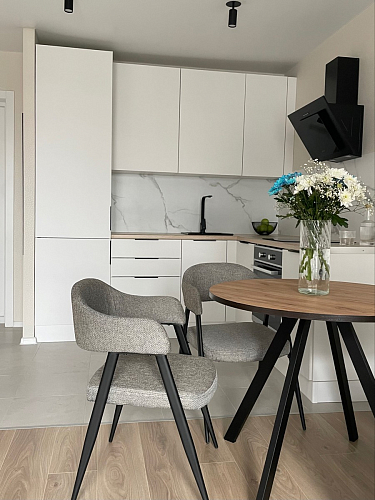 Стул на металлокаркасе Twin серый / черный фото покупателя 35