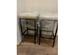 Барный стул Лофт кожзам d1 / черный матовый фото покупателя 135