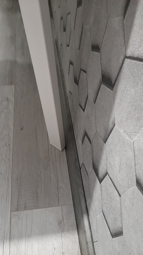 Стол Тринити Лофт 120 32 мм бетон / черный матовый фото покупателя 135