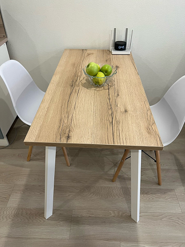 Стол Тринити Лофт 120 25 мм черный матовый / юта фото покупателя 198