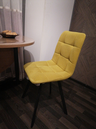 Комплект стульев Чилли 2 шт бежевый / черный фото покупателя 60