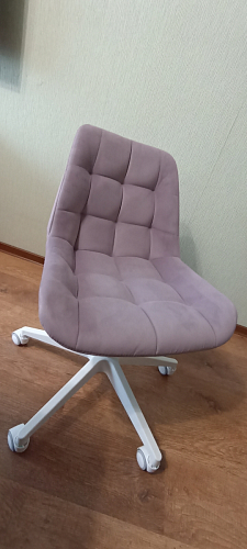 Кресло Келми 1  / AV 245 белый каркас синий микровелюр (neo 25) фото покупателя 36