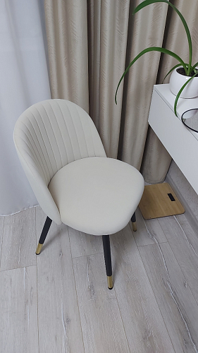 Стул на металлокаркасе Gabi latte / gold / black фото покупателя 751