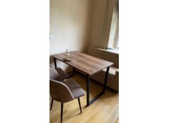 Стол Лота Лофт 140 25 мм юта / белый матовый фото покупателя 490