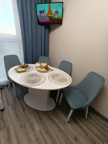 Стул на металлокаркасе Kora green / black фото покупателя 349