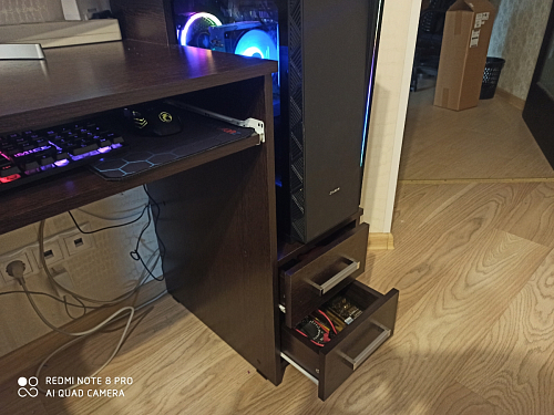 Стол компьютерный Джаз-24 правый венге фото покупателя 173