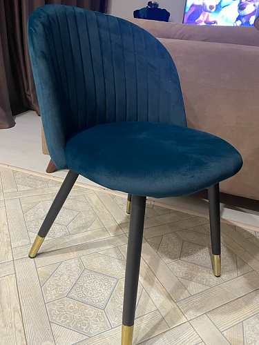 Стул на металлокаркасе Gabi latte / gold / black фото покупателя 940