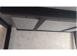 Деревянный стол Лота Лофт 120(160)х75 черный матовый / бетон светлый фото покупателя 560