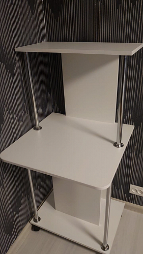 Компьютерный стол КСТ-12 белый  - Уцененный экземпляр фото покупателя 38