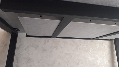 Стол раскладной Лота Лофт 120 25 мм юта / черный матовый фото покупателя 560