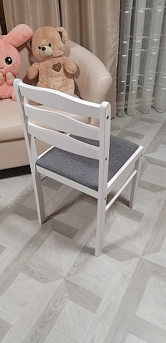 Стул деревянный Camel white / light grey фото покупателя 2