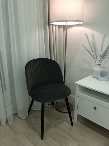 Стул на металлокаркасе Gabi wine red / black фото покупателя 231