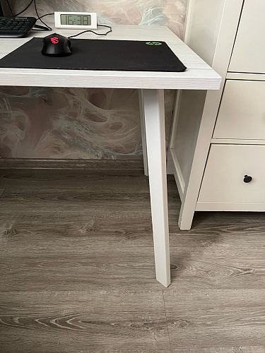 Стол Тринити Лофт 120 32 мм бетон / черный матовый фото покупателя 513