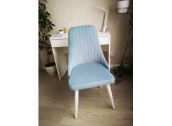 Стул на металлокаркасе Kora green / black фото покупателя 34