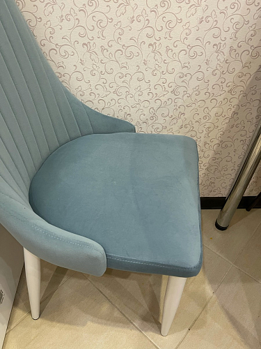 Стул на металлокаркасе Kora dark gray / black фото покупателя 54