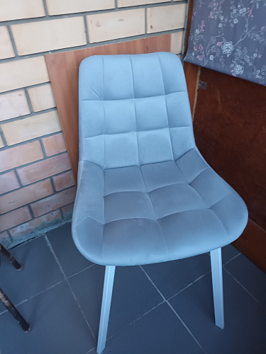 Стул на металлокаркасе Челси бежевый / черный фото покупателя 59