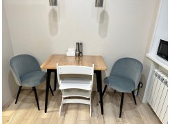 Стул на металлокаркасе Gabi blue / black фото покупателя 752