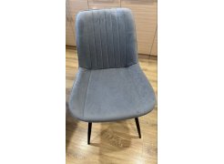 Стул на металлокаркасе Вейв светло-серый (hl 63) / 10К черный каркас фото покупателя 49