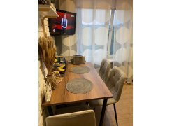 Стол Лота Лофт 140 25 мм юта / белый матовый фото покупателя 427