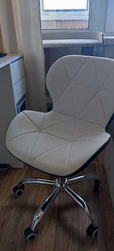 Компьютерное кресло Trizor whitе / pink фото покупателя 5