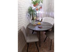 Стул на металлокаркасе Чилли горчичный / белый фото покупателя 213