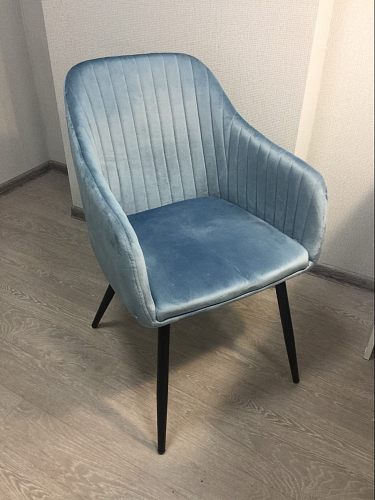 Стул на металлокаркасе Slam синий фото покупателя 119