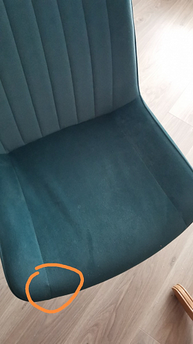 Стул на металлокаркасе Seda 1 latte / black / gold фото покупателя 19