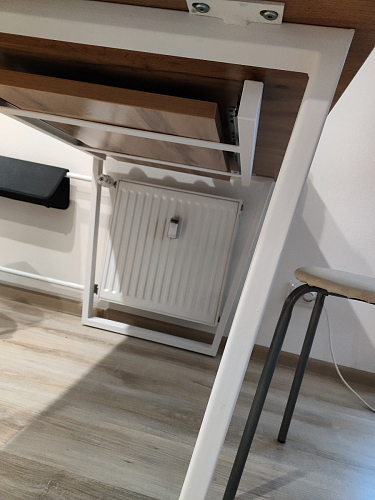 Стол раскладной Лота Лофт 120 25 мм юта / черный матовый фото покупателя 650