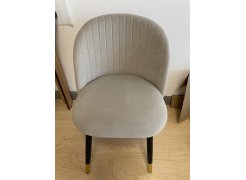 Стул на металлокаркасе Gabi 1 gray / black фото покупателя 834