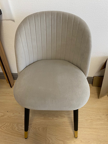 Стул на металлокаркасе Gabi 1 light purple / black фото покупателя 834