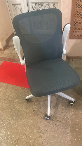 Компьютерное кресло Konfi light gray / blue / white фото покупателя 271