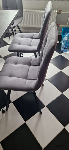 Стул на металлокаркасе Чилли бирюзовый / белый фото покупателя 584